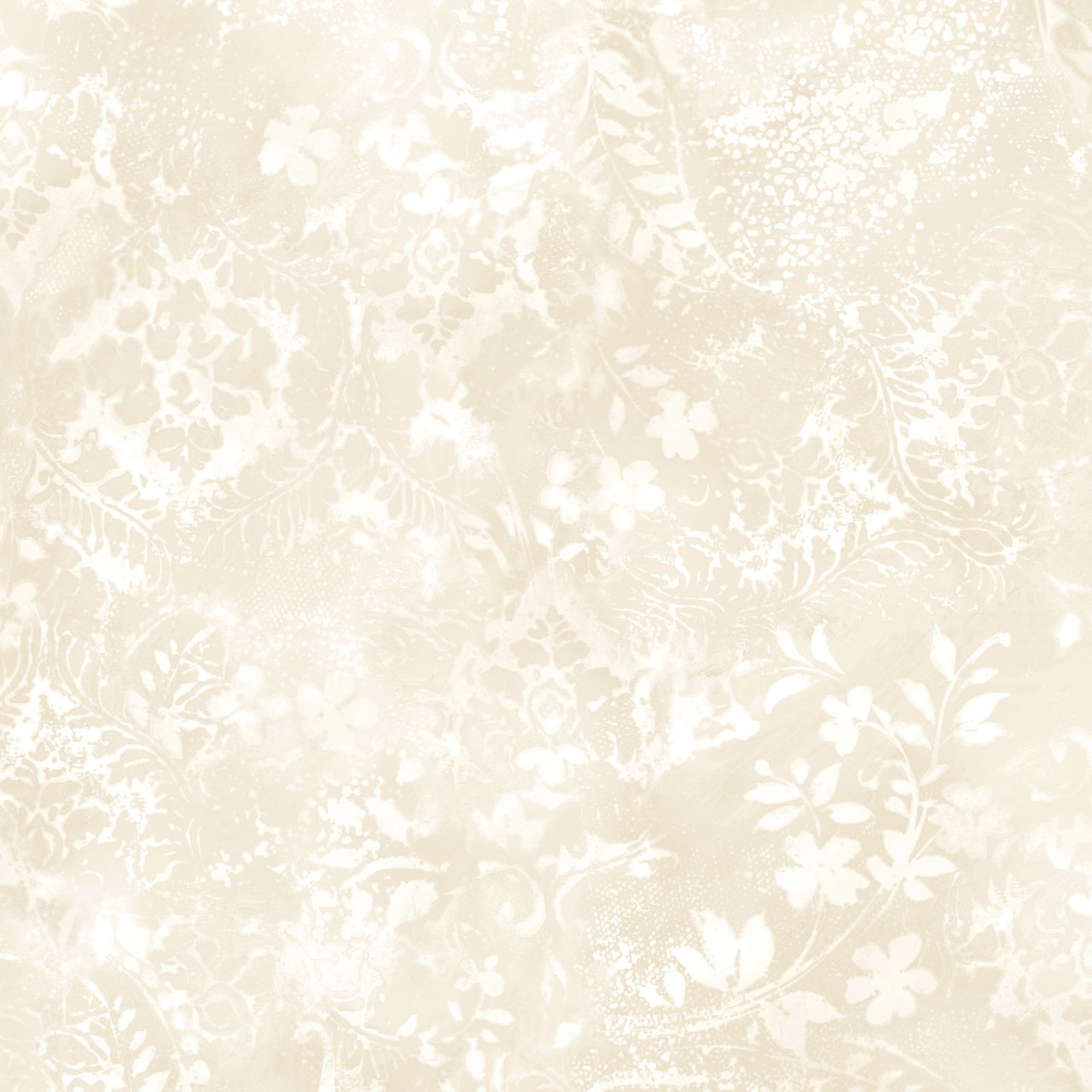 Vintage Damask 108" Backing Cream Maywood Studio