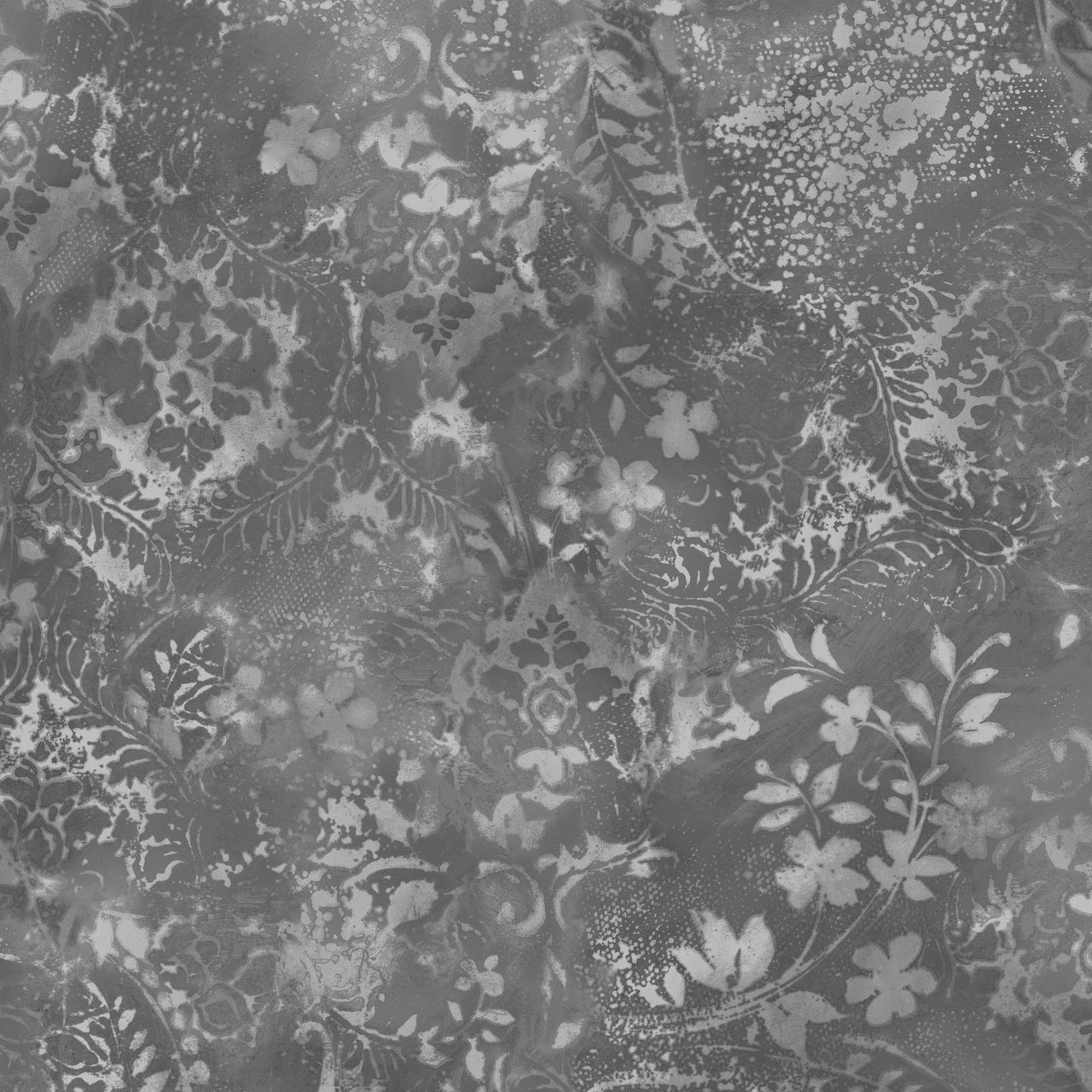 Vintage Damask 108" Backing Dark Gray Maywood Studio