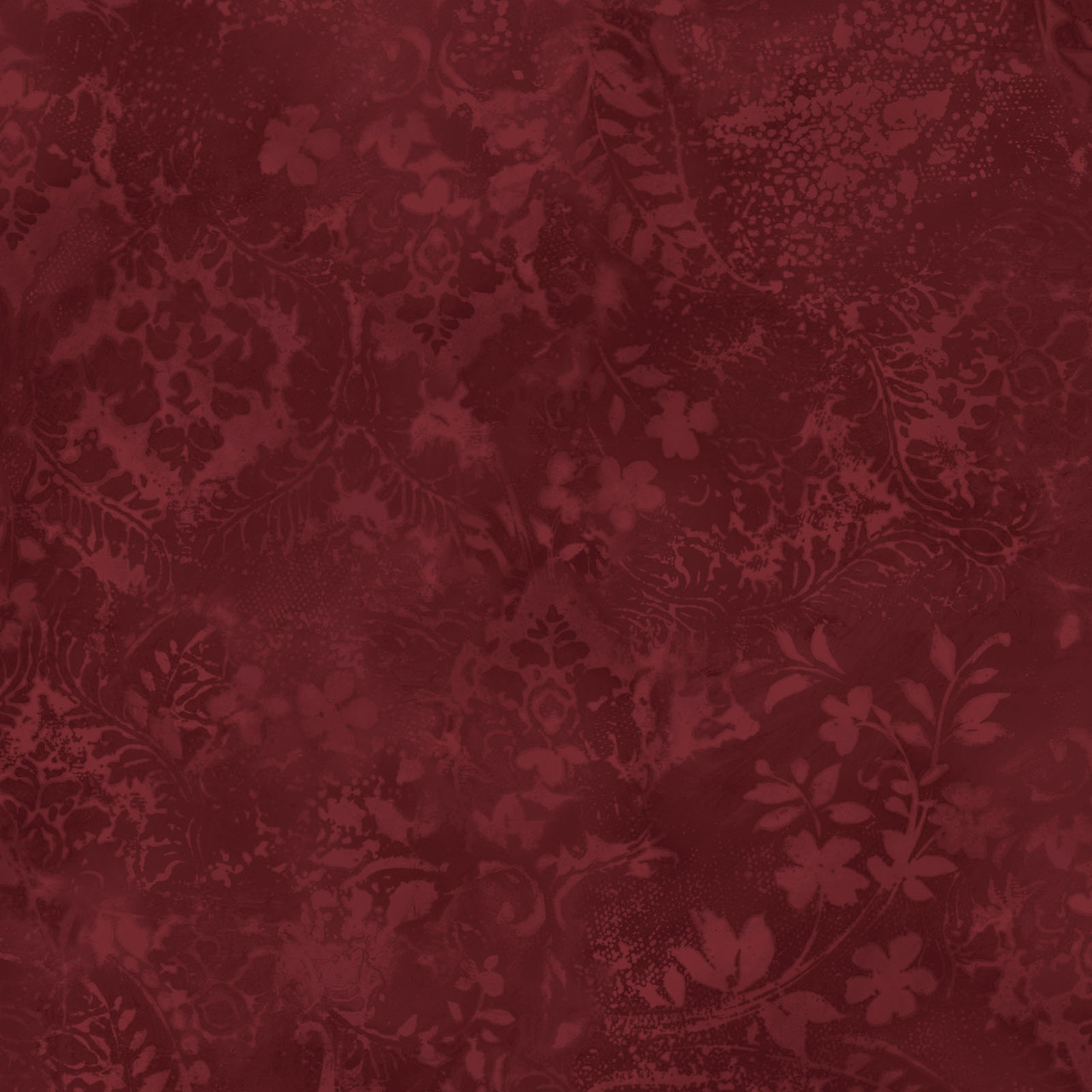 Vintage Damask 108" Backing Burgundy Maywood Studio