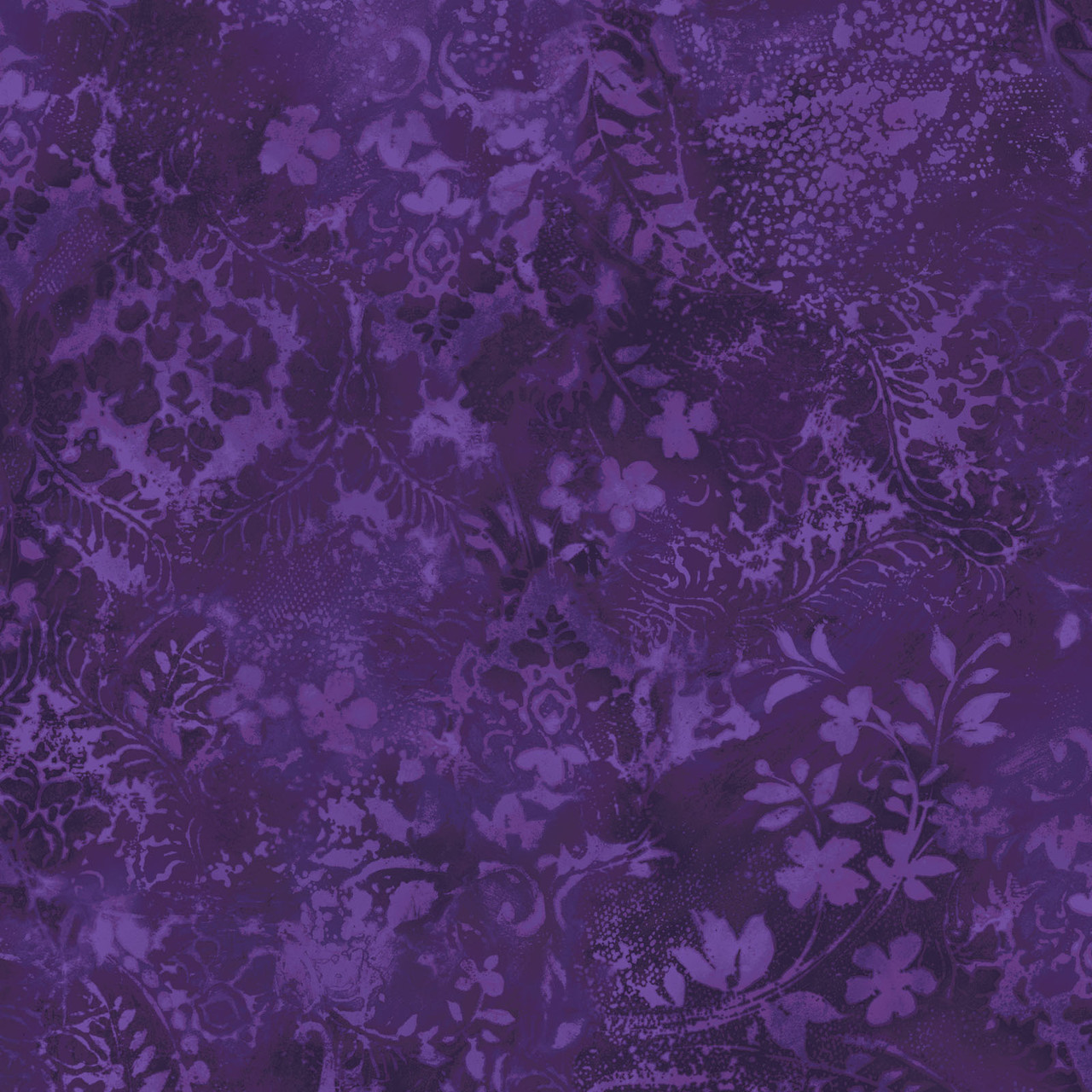 Vintage Damask 108" Backing Purple Maywood Studio