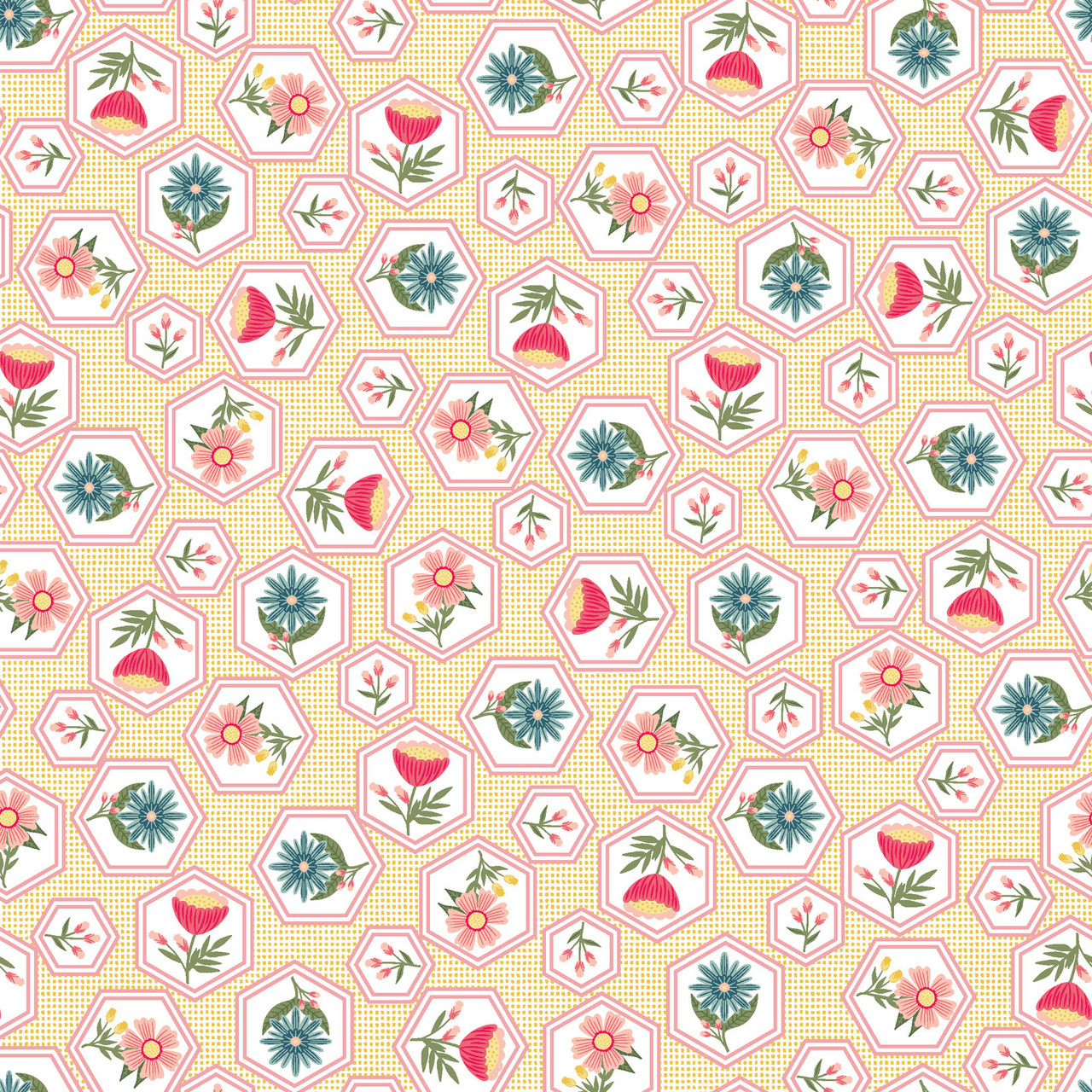 Vintage Flora Yellow