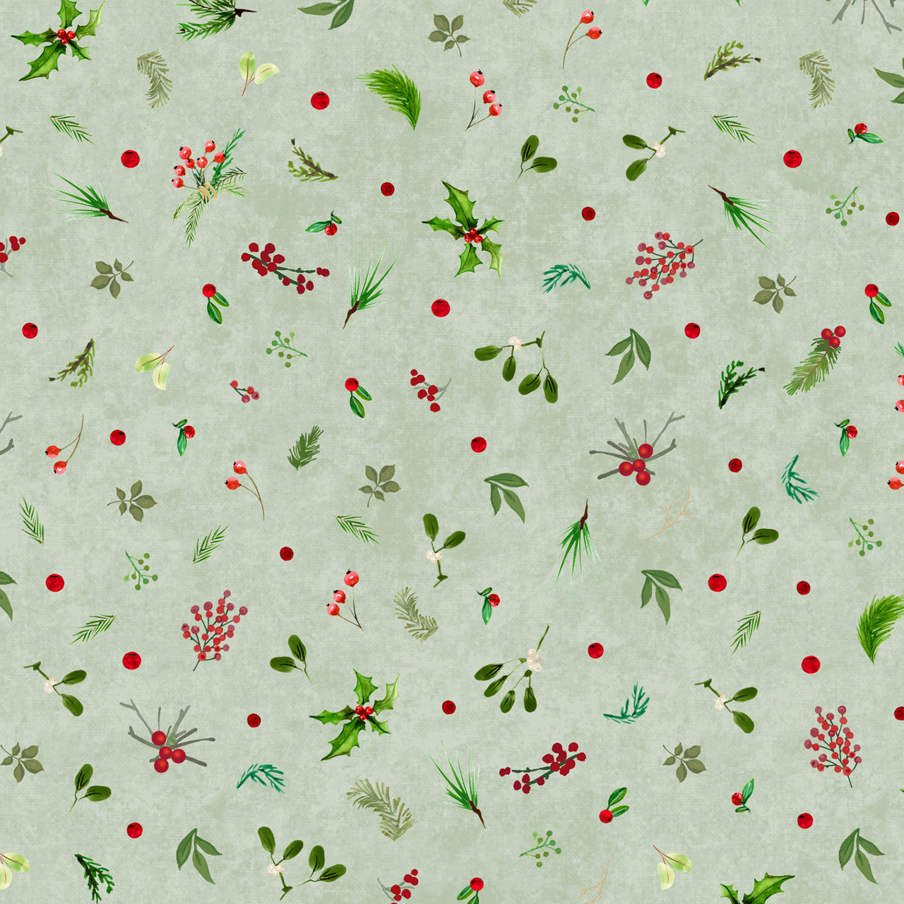 Winter Wreaths Green Maywood Studio