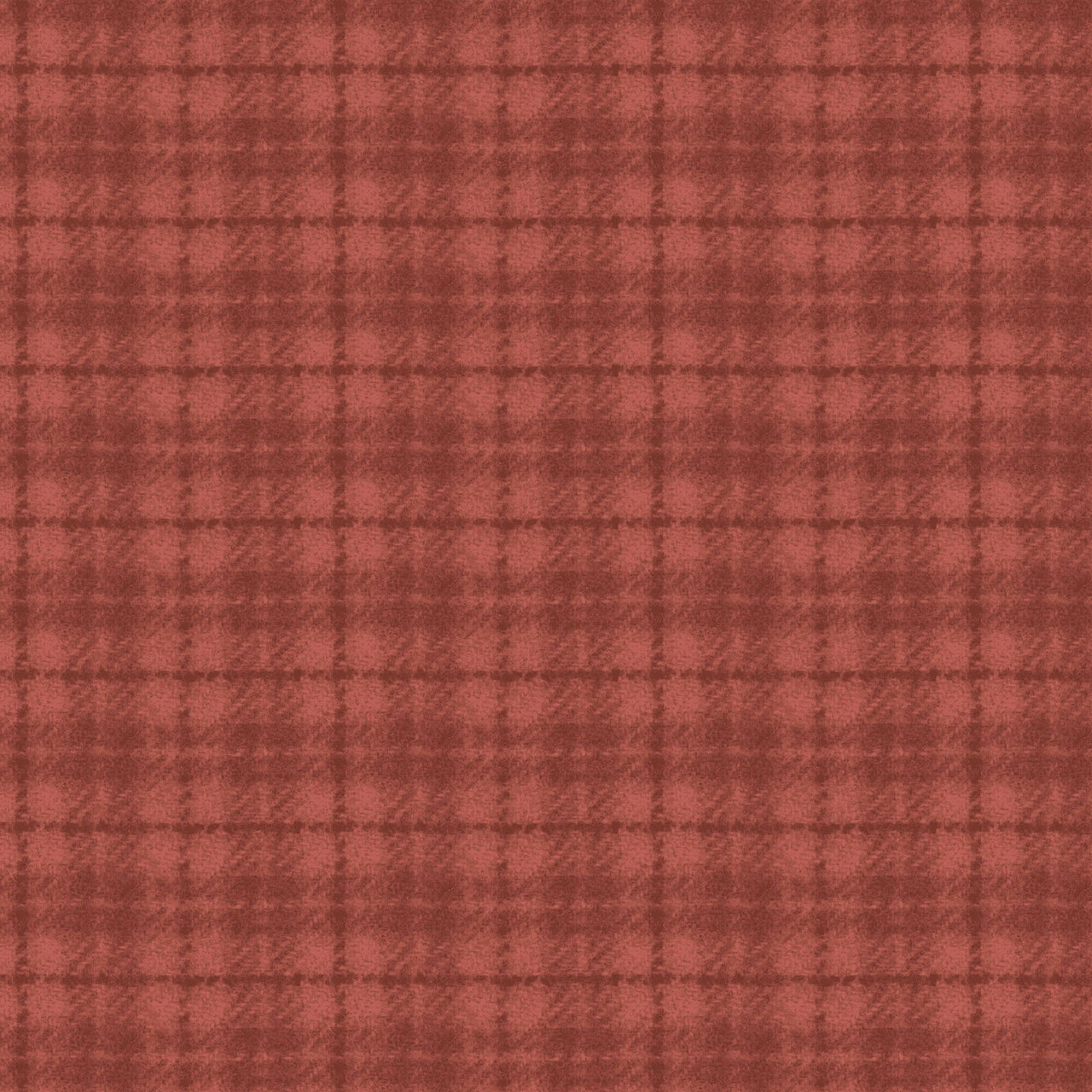 Woolies Flannel Red Orange Bonnie