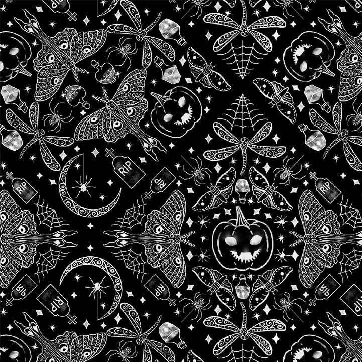 HALLOWEEN DAMASK