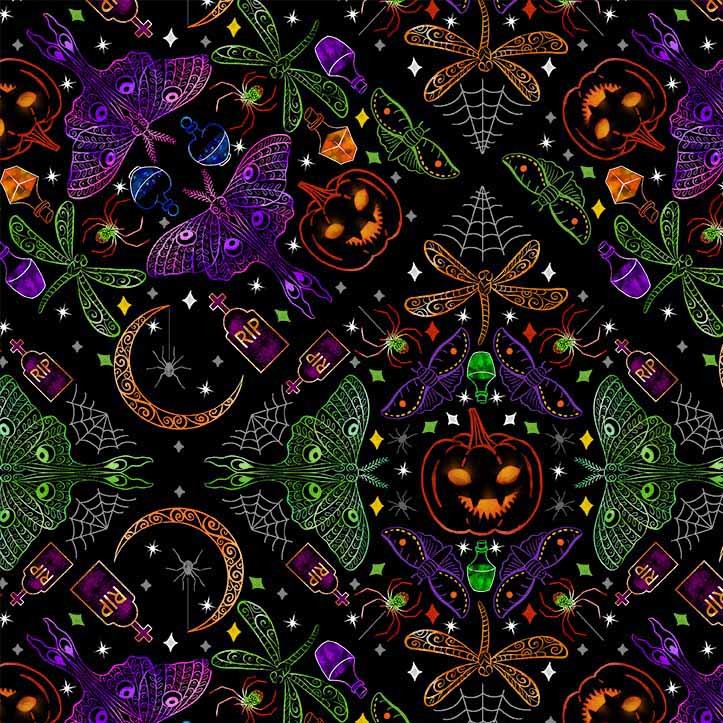 HALLOWEEN DAMASK