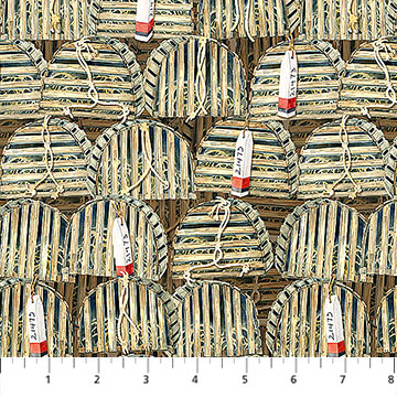 Atlantic Coast Lobster Traps Beige Multi