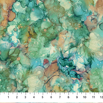 Autumn Breeze Lg Texture Md Teal