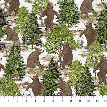 Bear Necessities Forest Bears Cream Multi