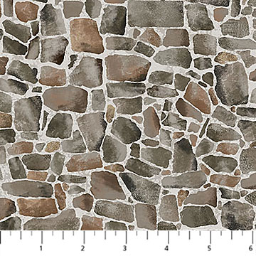 Bear Necessities Field Stones Gray Multi