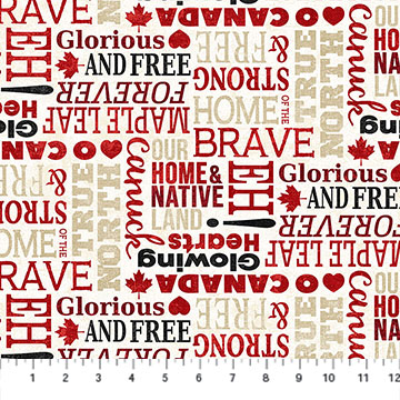 Canadian Classics 3 Words Cream Multi