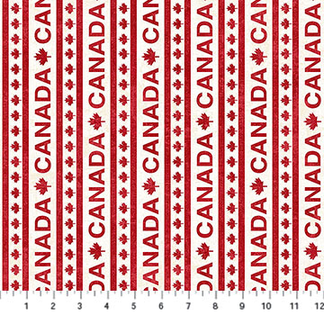 Canadian Classics 3 Canada Stripe Cream Red