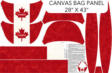 Canadian Classics 3 Crossbody Bag Red Cream