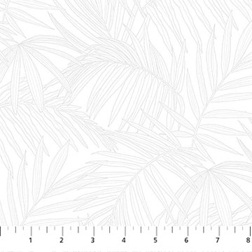 Coastal Breeze White Palms White Pigment