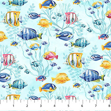 Coastal Breeze Coral Reef Turq Multi