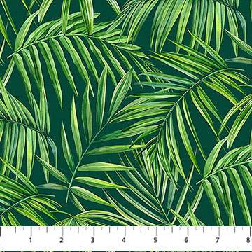 Coastal Breeze Palms Dk Green