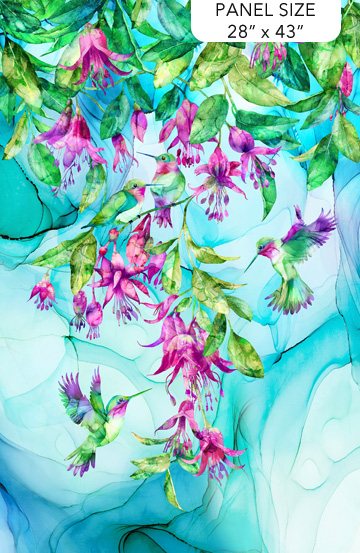 Concerto Panel Pale Blue Multi