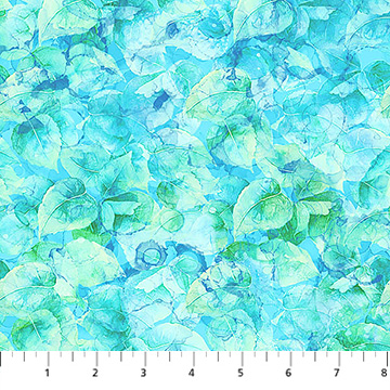 Concerto Packed Leaves Green/Turq