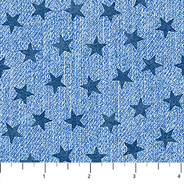 Cowboy Blues Stars Blue