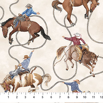 Cowboy Blues Cowboys Cream Multi