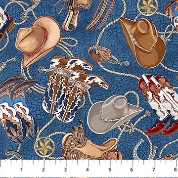 Cowboy Blues Boots Blue Multi