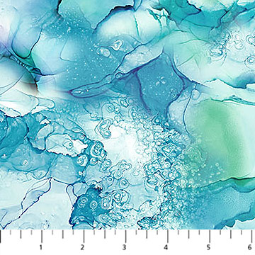 Deep Blue Sea Texture Blue Multi