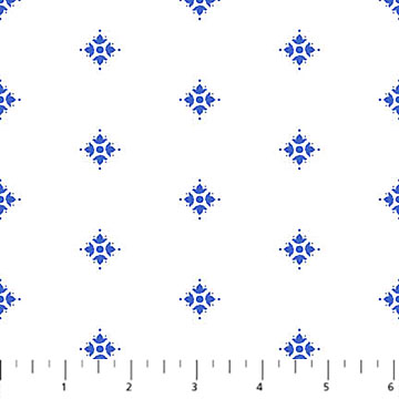 Delft Dynasty Mini Foulard White/Blue