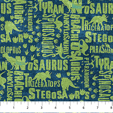 Dino Roar Dino Words Navy Multi