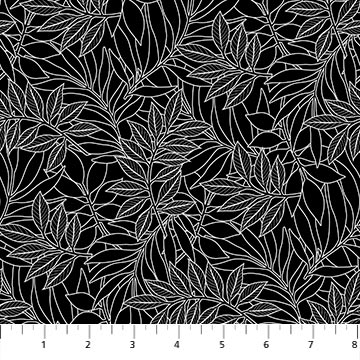 Ebony & Ivory Black Leaf Black