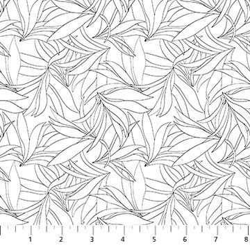 Ebony & Ivory White Leaf White