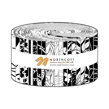 Ebony & Ivory Strip Roll