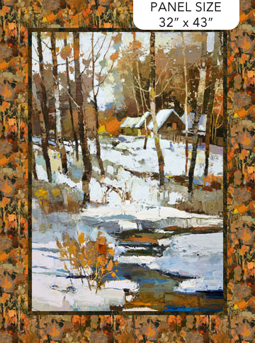 First Snow Panel White Multi
