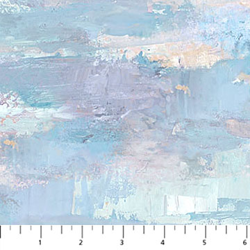 First Snow Brush Strokes Blue