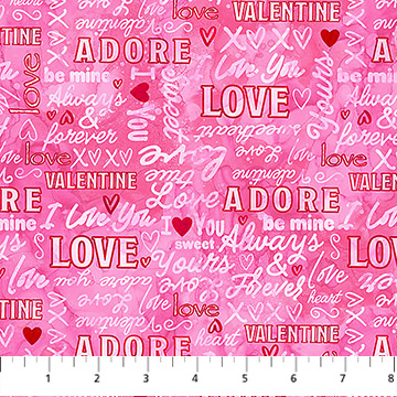 Forever Love Words Lt Pink