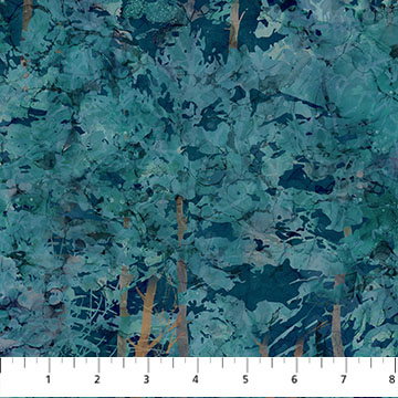 Fox Den Trees Dk Blue