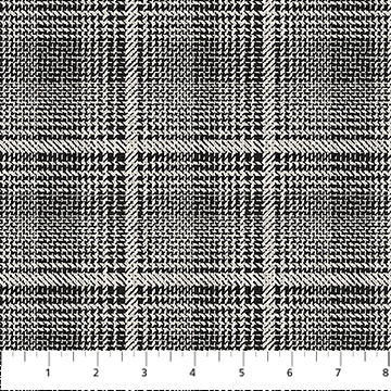 Haberdashery Glen Check Black Gray