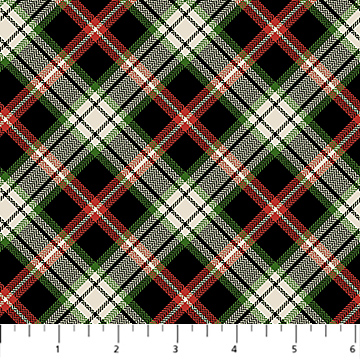 Highland Heart Plaid Black Multi