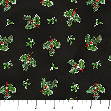 Highland Heart Holly Toss Black Multi