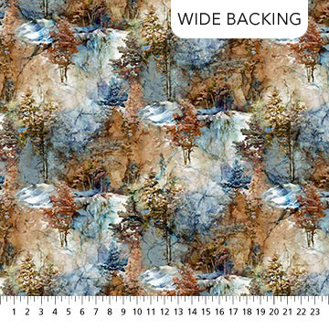 Highland View Backing Blue Multi
