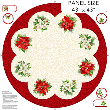 Holiday Joy Tree Skirt Cream Multi