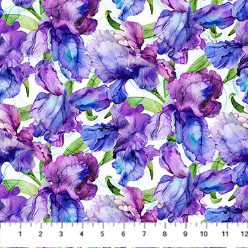 Infatuation Packed Iris White Multi
