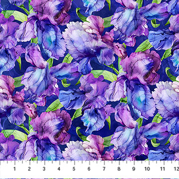 Infatuation Packed Iris Dk Purple Multi