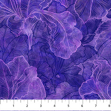 Infatuation Iris Texture Purple