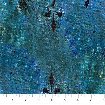 Lily Pond - FROND Fleur De Lis Electric Blue