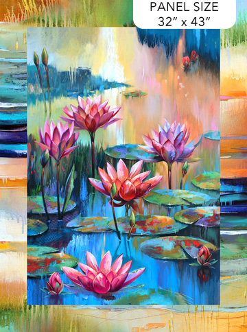 Lotus Lotus Panel Dk Blue Multi