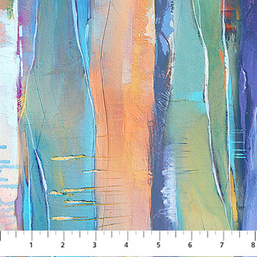 Lotus Stripe Blue Multi