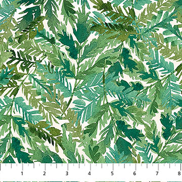 Luscious Ferns Cream Multi