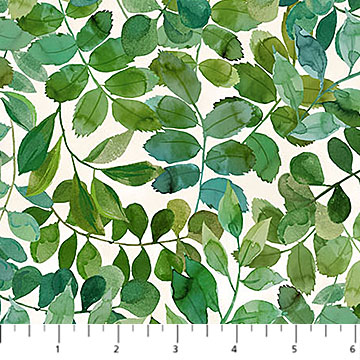 Luscious Packed Leaves Cream Multi