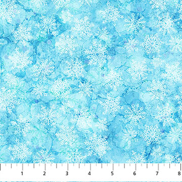 Midwinter Magic Snowflake Blend Lt Blue
