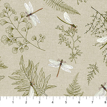 Natural Elements Dragonfly Taupe/Green