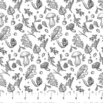 Nature's Sketchbook Forage White/Black